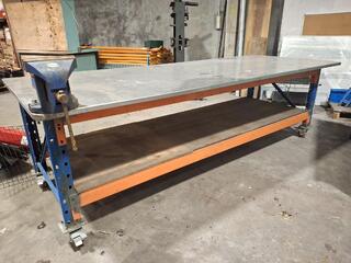 Large Workbench with Vice