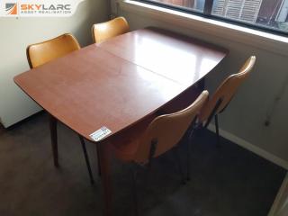 Formica Dining Table and Retro Chairs