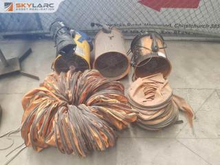 3 x Portable Ventilation Fans