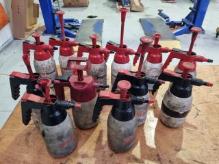 12x Pressure Spray Pump Bottles
