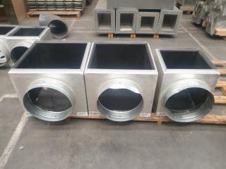 3 x Insulated Ductwork Grille Boxes