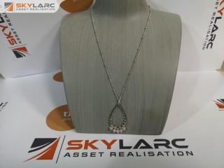 Venus Teardrop Sterling Silver Necklace Pendant by Pam Kerr