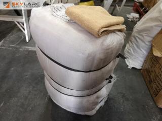 110x Beige Hand Towels, 410x710mm, Bulk Lot, New