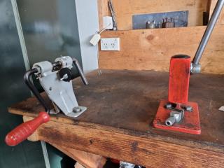 Pair of Chainsaw Chain Break & Chain Assembly Vices