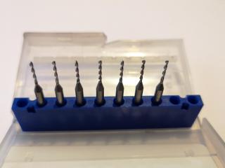 7x 1.2mm Mini Mill Flute Drills by M.A. Ford