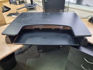Adjustable Height Desktop Monitor / Keyboard Stand