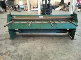 Foot Operated 2.5m Sheet Metal Guillotine