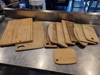 Assorted Wooden Kitchen Cutting Boards