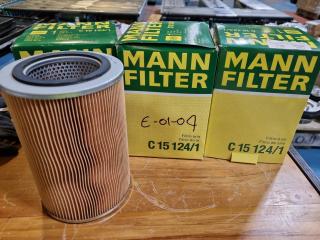 3x Mann Air Filters type C 15 124/1