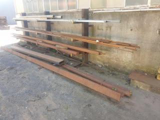 Steel Rack and Contents