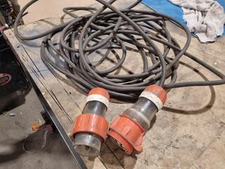 3-Phase 32A Power Extension Cable Lead, 10-metre