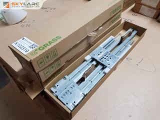 4 Sets of New Grass Soft Close Drawer Runners