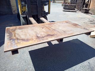Large Plate Steel Pallet