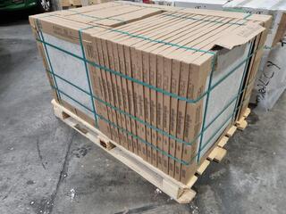 120x Rectified Porcelain 600x600mm Tiles
