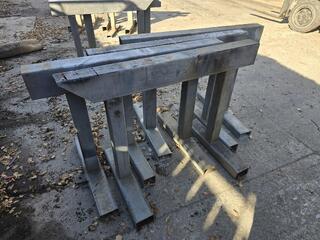 4 x Steel Work Stands 
