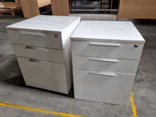 Pair of Office Mobile Drawers