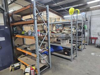 4 Bays of Racking and Contents 