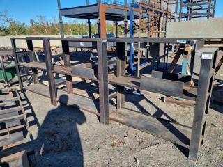 Heavy Duty Steel Shelving Assembly