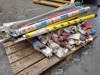 Pallet of Assorted Partial Packs of Wrlding Rods & Wire