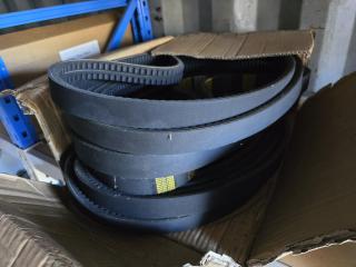 Box of New Drive Belts 