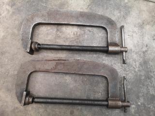 2x 300mm G Clamps