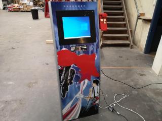 Mobile Retail Event Kiosk w/ LCD Touch Screen Monitor