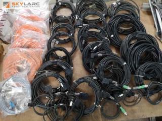 40x Assorted Industrial Electronic Component Cables