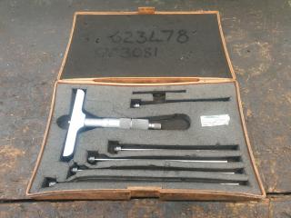 Mitutoyo Depth Micrometer Set
