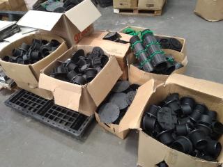 Large Lot of Assorted Decking Support Components