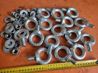 16x Lifting Eye Bolts, New
