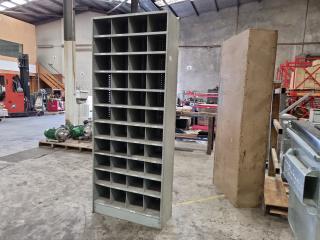 Steel Workshop Pigeon-Hole Storage Shelf Unit