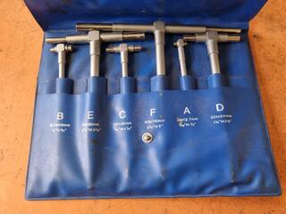 6-Piece Telescoping Gauge Set, 8-150mm Range