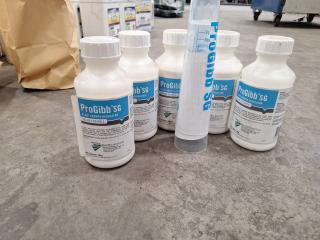 Lot of Nufarm ProGibb SG Plant growth regulator, 5x 250gm bottles