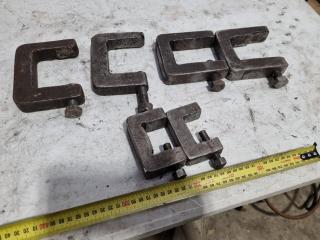 6x Vintage G-Clamps