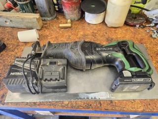 Hitachi CR18DSL 18V Cordless Reciprocating Saw Kit