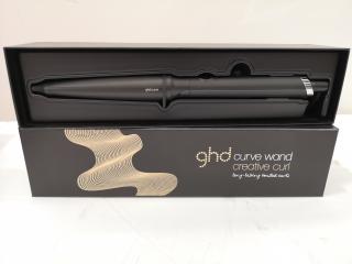 GHD Professional Hair Curve Wand Curling Tool, New