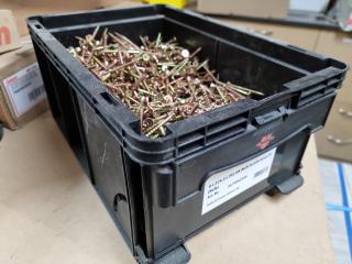 Bin of Wurth 4.2x50mm CSK Multi Surefix ZY Screws, Bulk Lot.