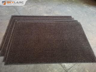 4x Heavy Duty Carpeted Floor Mats, Commercial Grade, 1130x1780mm