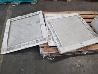 7x Porcelian Stoneware 600x600mm Tiles