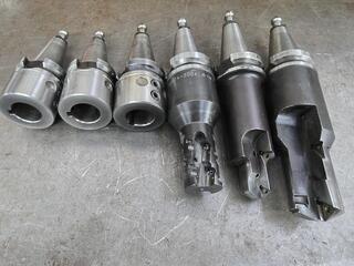 6 x BT30 Tool Holders and Tools