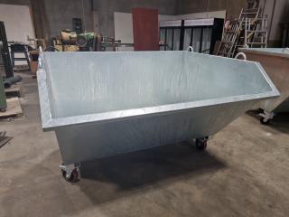 Stratalign Self Tipping Bin w/ Pour Edge, 1.95 Cubic Metre Size