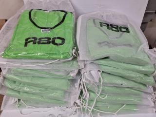 170x R80 Green Mesh Training Bibs, Size L