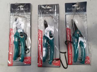 3 Burgon & Ball Footrot Shears