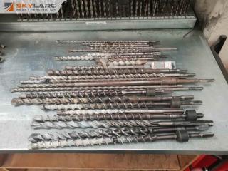 Large Number of Concrete Drill Bits
