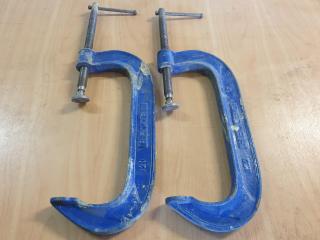 2 x Record 10" G Clamps