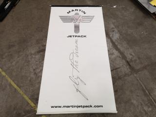 Martin Jetpack Large Canvas Wall Banner Collectable