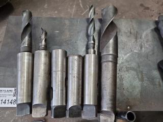 6x Morse Tapper No.5 Drills & Adapters