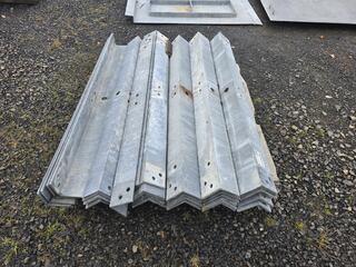 Pallet of Galvanized Angle Steel Sections 