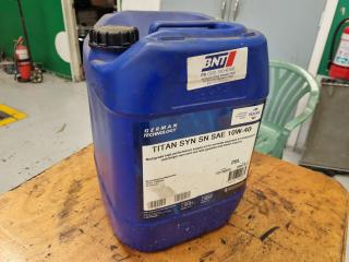 Fuchs Titan SYN SN SAE 10W-40 Multigrade Engine Oil, 20L
