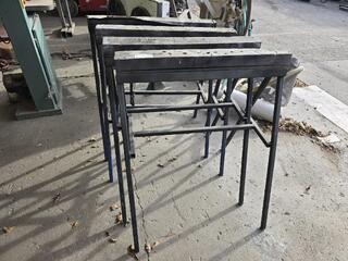 4 x Steel Work Stands 